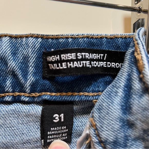 Joe Fresh sz 31 High Rise Straight Jeans - Picture 4 of 10